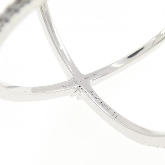 GUCCI White Gold Diamond Ring - Picture 4 of 5